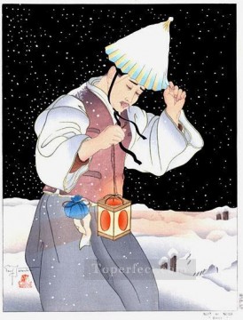 アジア人 Painting - ニュイ ド ネージュ コリー 1939 ポール ジャクレー アジア人